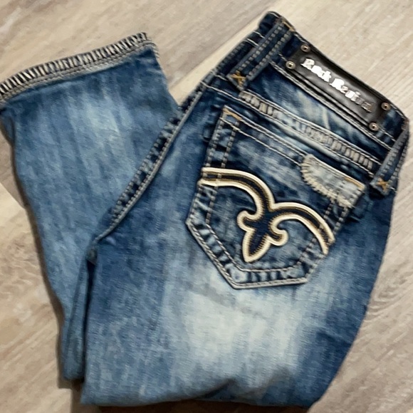 Rock Revival Karlie Capri 👖 Jeans SIZE 25🛍 - Picture 9 of 11